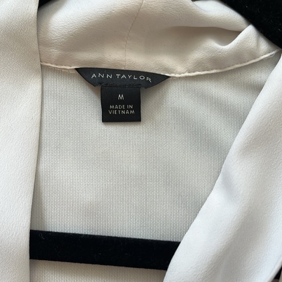 Ann Taylor Tie Neck Top - Picture 2 of 4